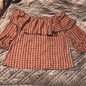 🌸Renee C. Ruffle Shoulder Top🌸